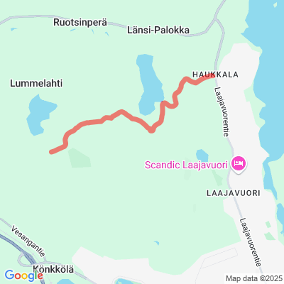 Laajavuoren kuntolatu 8,5 km