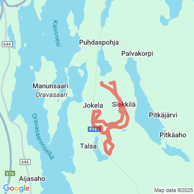 Leppälahden hiihtolatu Jyväskylä