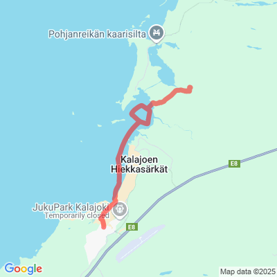 Monitoimireitti merenjäällä