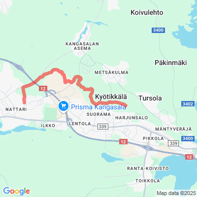 Valaistu latu Kirkonkylä-Vatiala