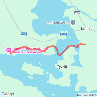 Lentiiran kyläreitti 7,5 km Latu