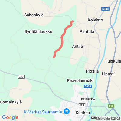 Keskustan latu - Jäähallilta Panttilaan