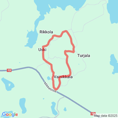 Latu Telamäki-Vainikkalan reitti