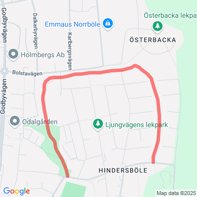 Hindersbölen latu