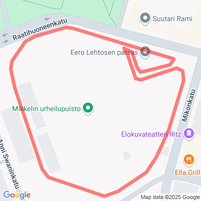 Urheilupuiston latu Mikkeli