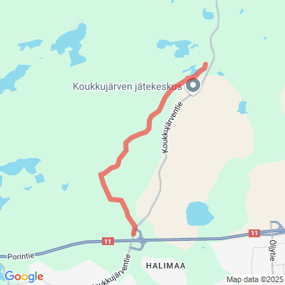 Koukkujärven valaistu latu