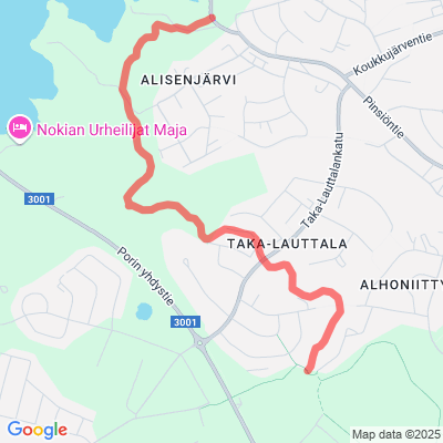 Alinenjärvi-Porin yhdystie latu