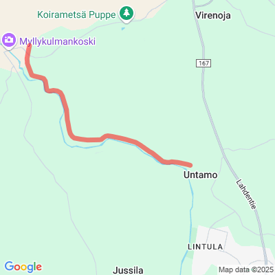 Latu Koivula-Lintula-Virenojan mylly