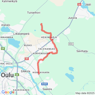 Hiukkavaara - Auranmaja latu