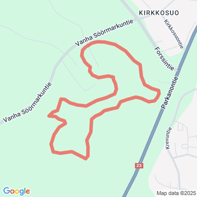 Kirkkokallion latu  2,5 km