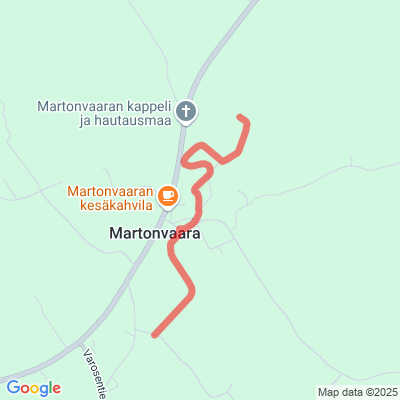 Martonvaaran valaistu latu