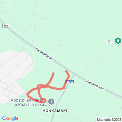 Pielaveden kirkonkylän ladut