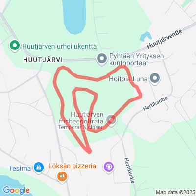 Huutjärven liikuntamontun hiihtolatu