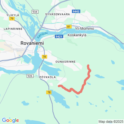 Ounasvaaran valaistut ladut
