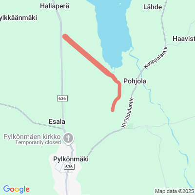 Pylkönmäen kirkonkylän ladut Ristijärvi
