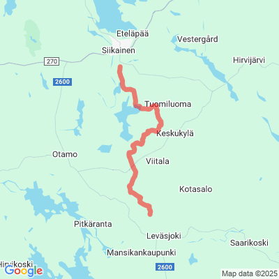 Hiihtolatu Kirkonkylä-Leväsjoki