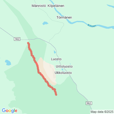 Pyhä-Luoston valaisemattomat ladut Sodankylä