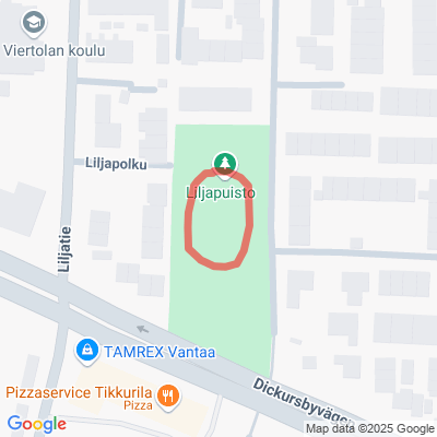 Liljapuiston hiihtolatu 0,14km