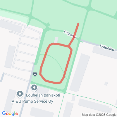 Louhelan päiväkodin hiihtolatu 0,3km