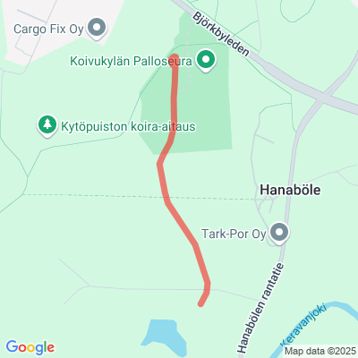 Havukosken liikuntapuisto - Hiekkaharju golf hiihtolatu 0,75km