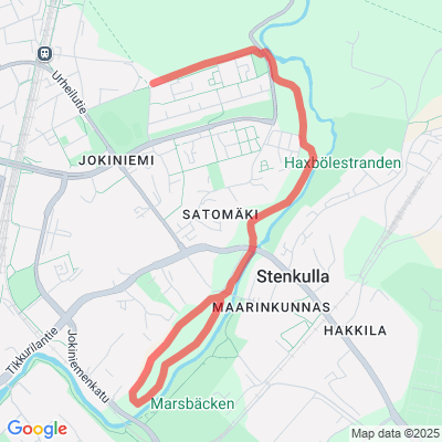Hiekkaharju - Maarinkunnas hiihtolatu 3,05km