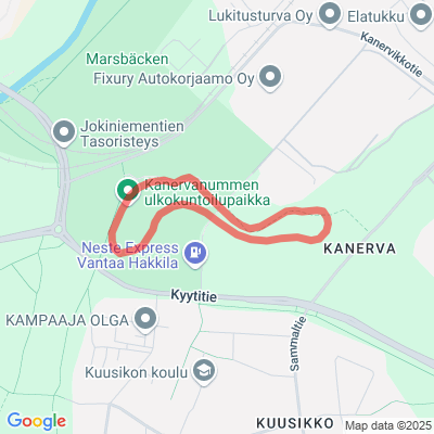 Kanervannummen hiihtolatu 1.3km