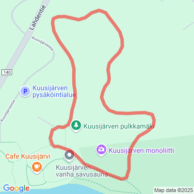 Kuusijärven pohjoinen hiihtolatu 1,25km
