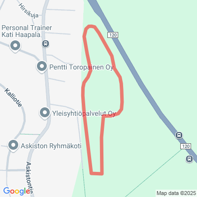 Askiston peltolenkki hiihtolatu 0,8km