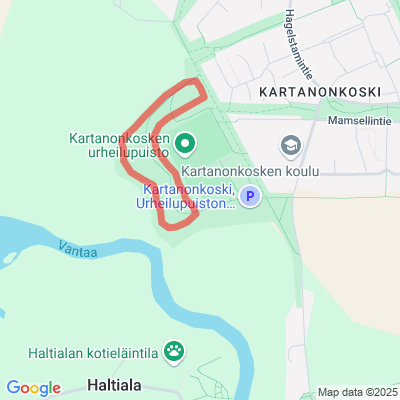 Kartanonkosken hiihtolatu 1,8km