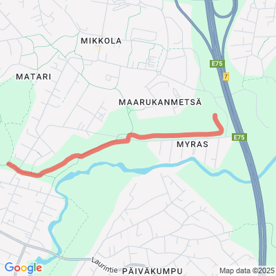 Matari-Mikkola yhdyshiihtolatu 2.3km