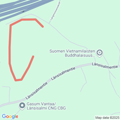 Västersundomin koulun hiihtolatu 1,1km