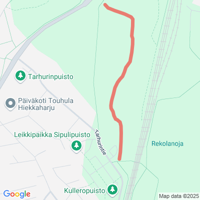 Simonkylä-Hiekkaharju yhdyshiihtolatu 2.8km