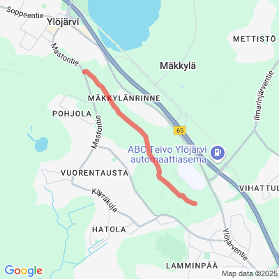 Lamminpään urh.maja - Mastontie Latu