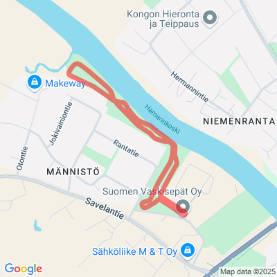 Männistön alueen latu