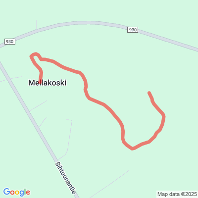 Mellakosken valaistu latu