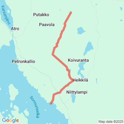 Tahko - Lapinlahden raja moottorikelkkareitti
