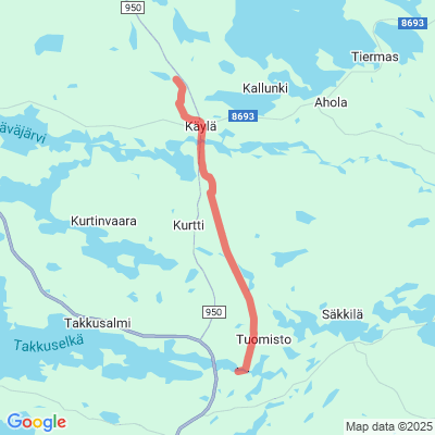 Käylä-Sompsanperä moottorikelkkareitti