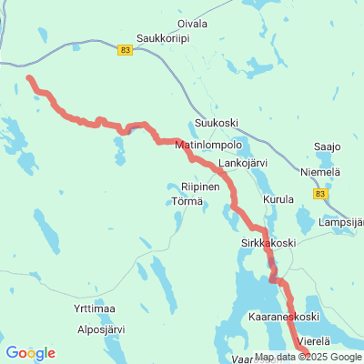 Pello - Miekojärvi moottorikelkkareitti