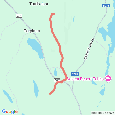 Nipanen - Pieni-Tarpinen moottorikelkkareitti