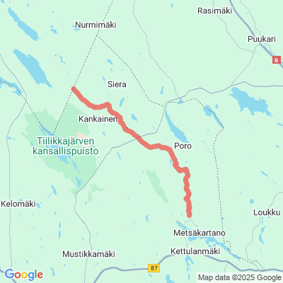 Ylä-Keyritty - Sotkamo moottorikelkkareitti
