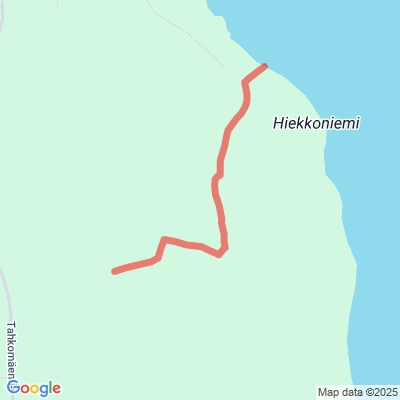 Hiekkoniemi - Niittynotko moottorikelkkareitti