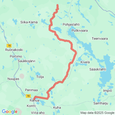 Ranua - Vanttauskoski moottorikelkkareitti