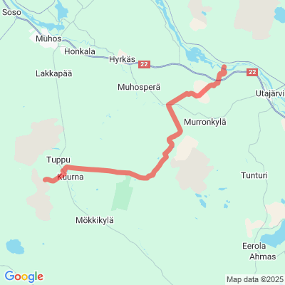 Alakylä - Tuppu moottorikelkkareitti