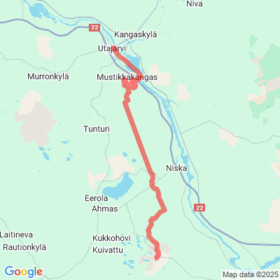 Utajärvi - Rokua moottorikelkkareitti