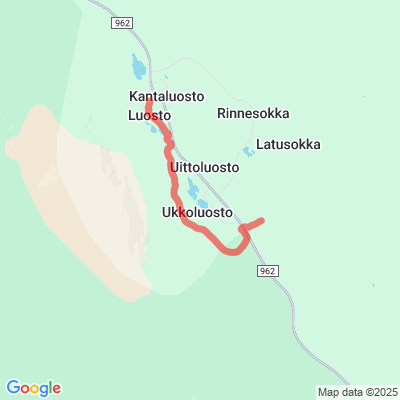 Ellitsantie-Ukko-Luosto-Pyhän risteys moottorikelkkareitti