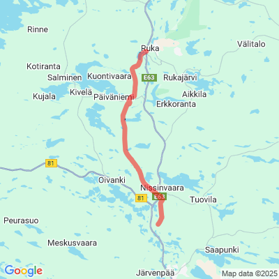 Nissinlampi-Kesäjärvi moottorikelkkareitti