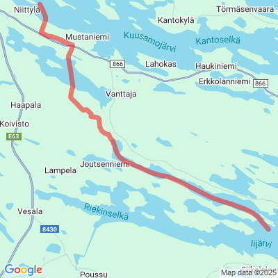 Ronkaisenniemi-Penikkaniemi moottorikelkkareitti