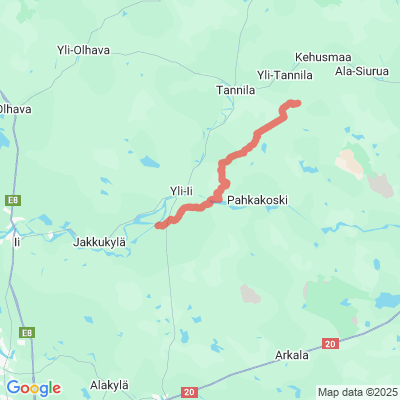 Saunamaa (Kiiminki) - Ylitannila moottorikelkkareitti