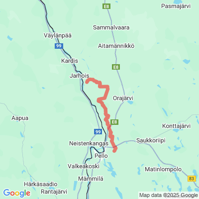 Pello - Jarhoinen moottorikelkkareitti