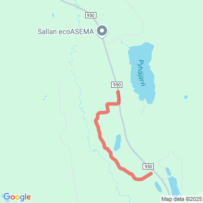 Moottorikelkkareitti Salla kk-Sallatunturi-Poropuisto